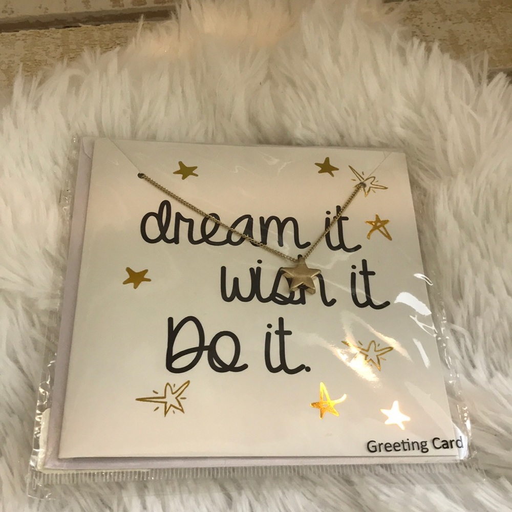 Francesca’s Greeting Card with Necklace